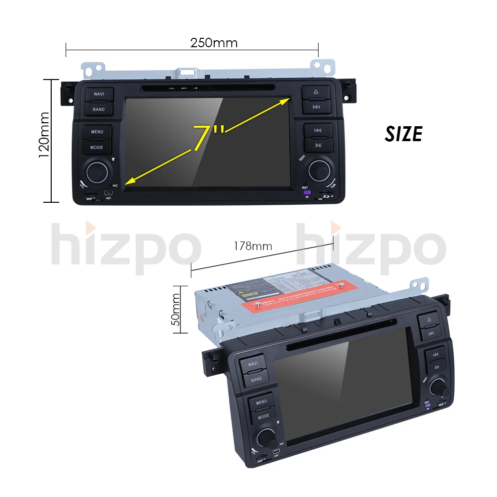 1Din Android 9 0 2 грамма автомобильный dvd-плеер для BMW E46 M3 с gps DVR Bluetooth радио встроенный DSP