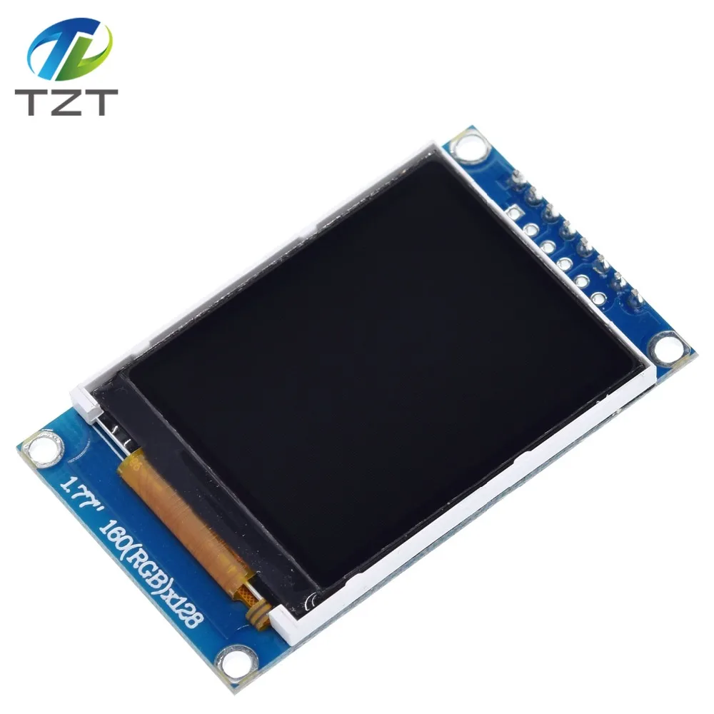 1,77 дюймовый TFT lcd экран 128*160 1,77 TFTSPI TFT цветной экран модуль последовательного порта