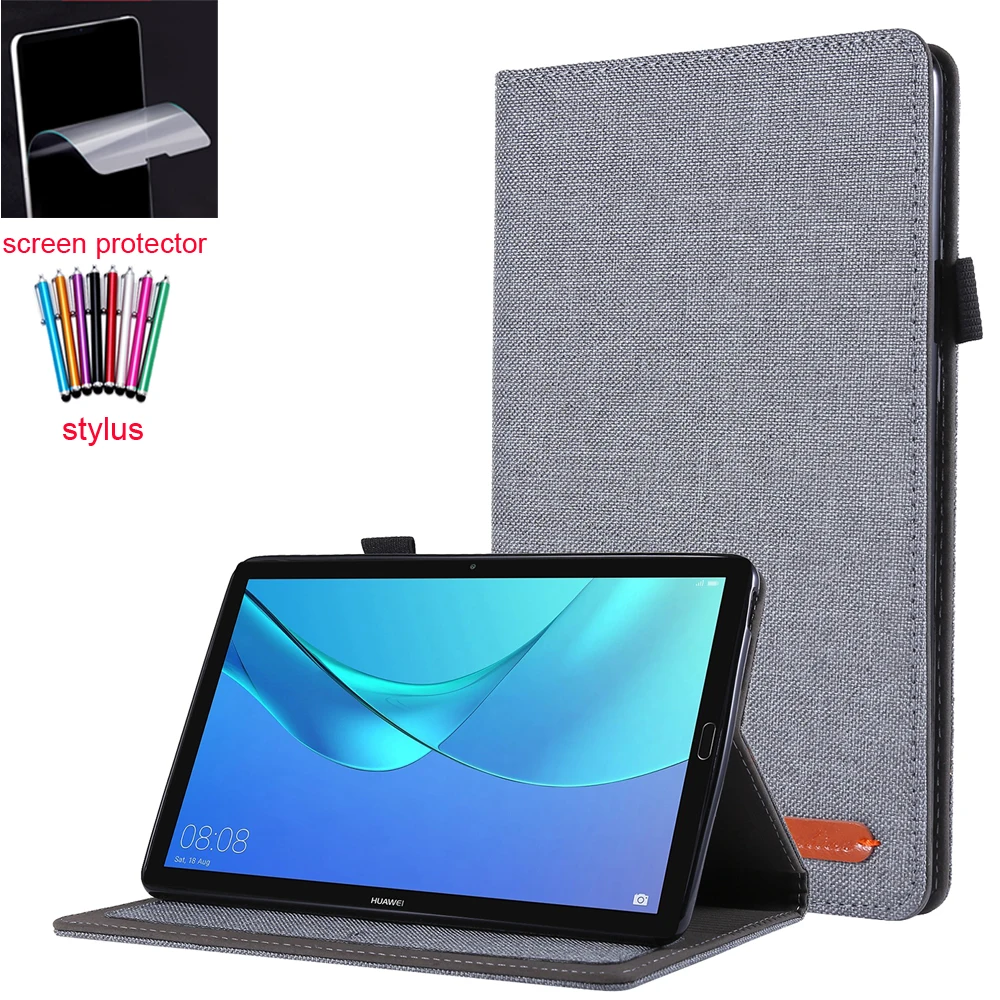 

Чехол Buwen для планшета Huawei Mediapad M5 lite 8,0, задняя крышка из ТПУ, чехол-книжка с подставкой, защитный чехол + защита экрана + стилус