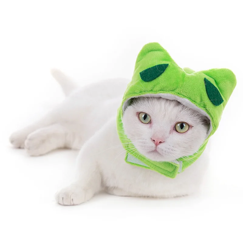 Cat Hats Cute Cartoons Shaped Pet Products Kitty Fashion Winter Accessories Warm Dog Headgear Party Costume Supplies | Дом и сад