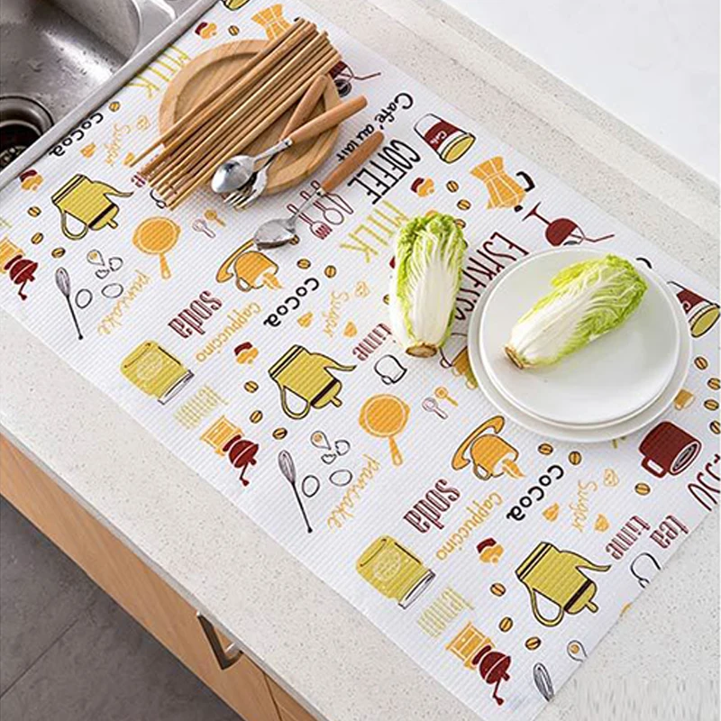 30*500cm Multifunction Refrigerator Mat Antifouling shelf liner waterproof Waterproof Pad Shelf Mildew Proofing Liner | Дом и сад