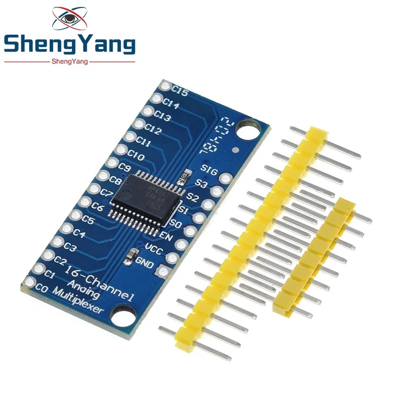 Шэньян CD74HC4067 16 канальный с аналоговым и цифровым дисплеем мультиплексор