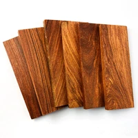 2pcs deep red wood knife handle diy natural wood handle patch material wooden 115x40x7mm