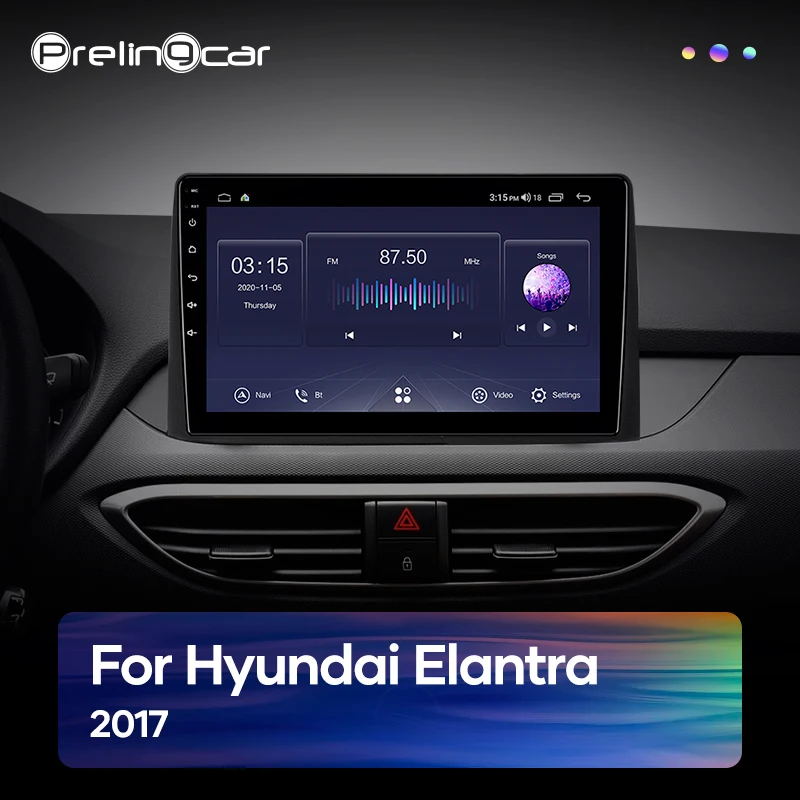 Автомагнитола Prelingcar 2 Din Android 10 0 без DVD мультимедийный видеоплеер GPS навигация для