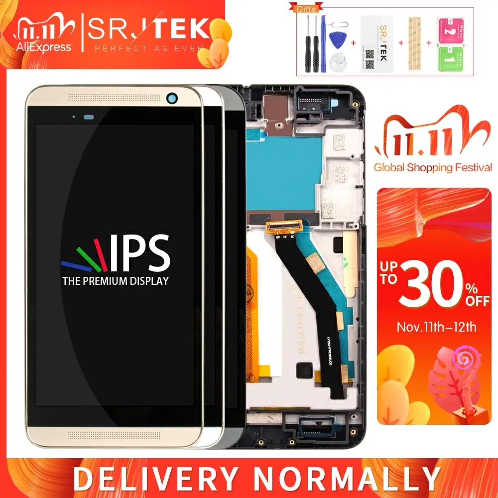 

Srjtek screen For HTC One E9 Plus LCD Display Touch Digitizer Sensor Glass Assembly With Frame 5.5'' For HTC One E9 Plus Touch