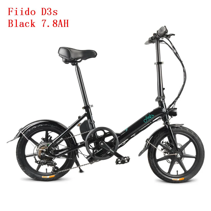 FIIDO D1 D2 D2s D3 D3s Smart 7.8AH/10.4A складной электрический велосипед мопед двойные дисковые тормоза светодиодный передний светильник E-Bike