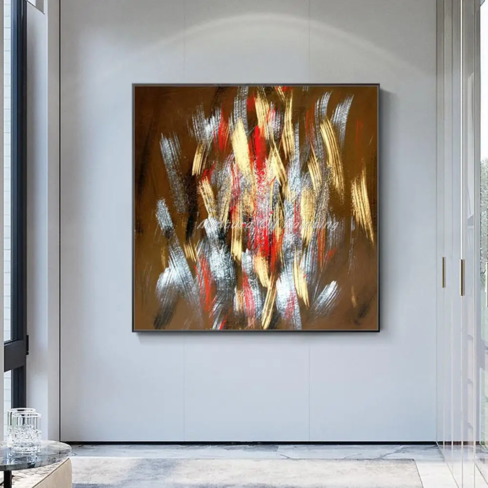 Mintura ручная роспись абстрактная картина маслом на холсте Современные плакаты