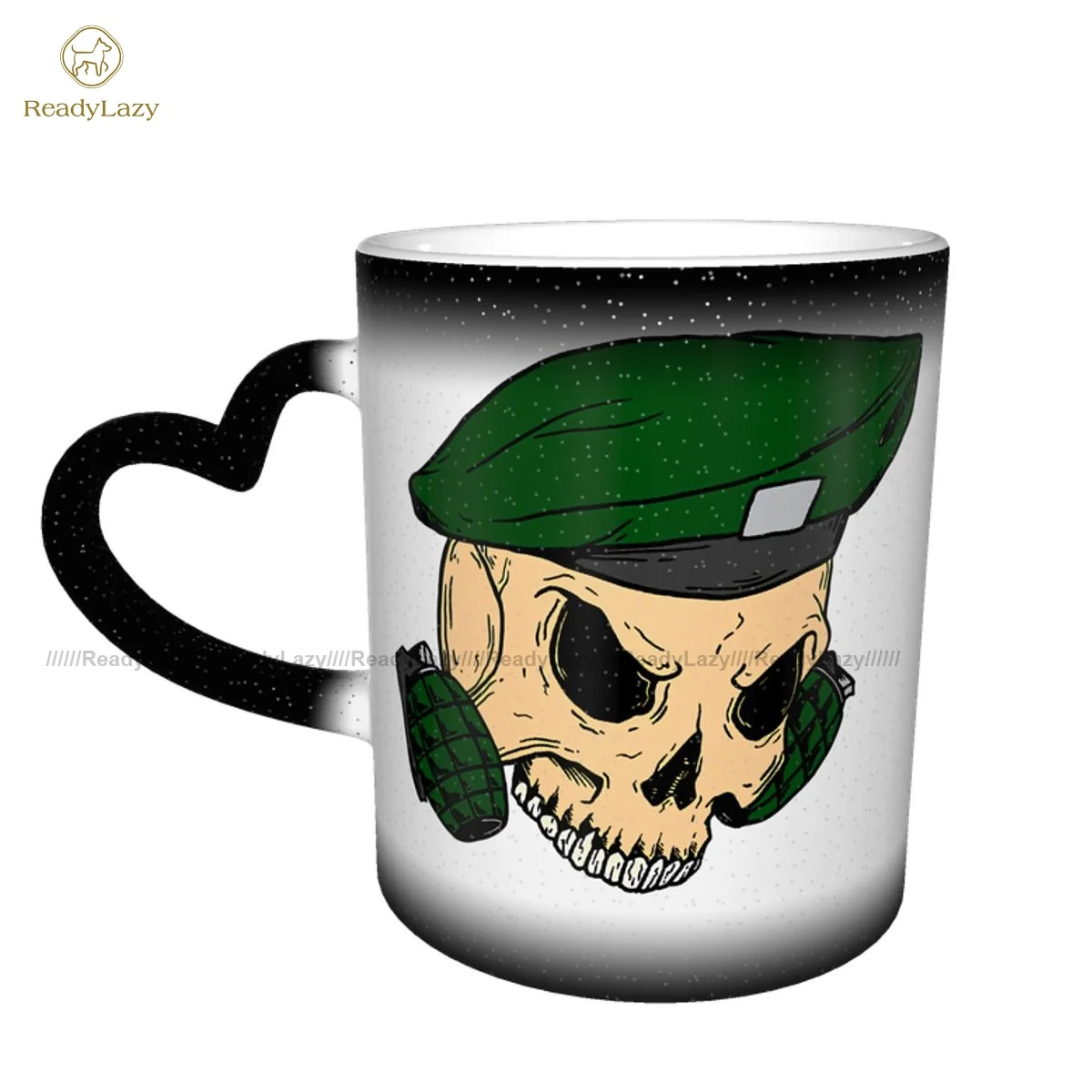 

Military Grenades Mug Cool Pottery Mug Espresso The Changes Color Creative Cups