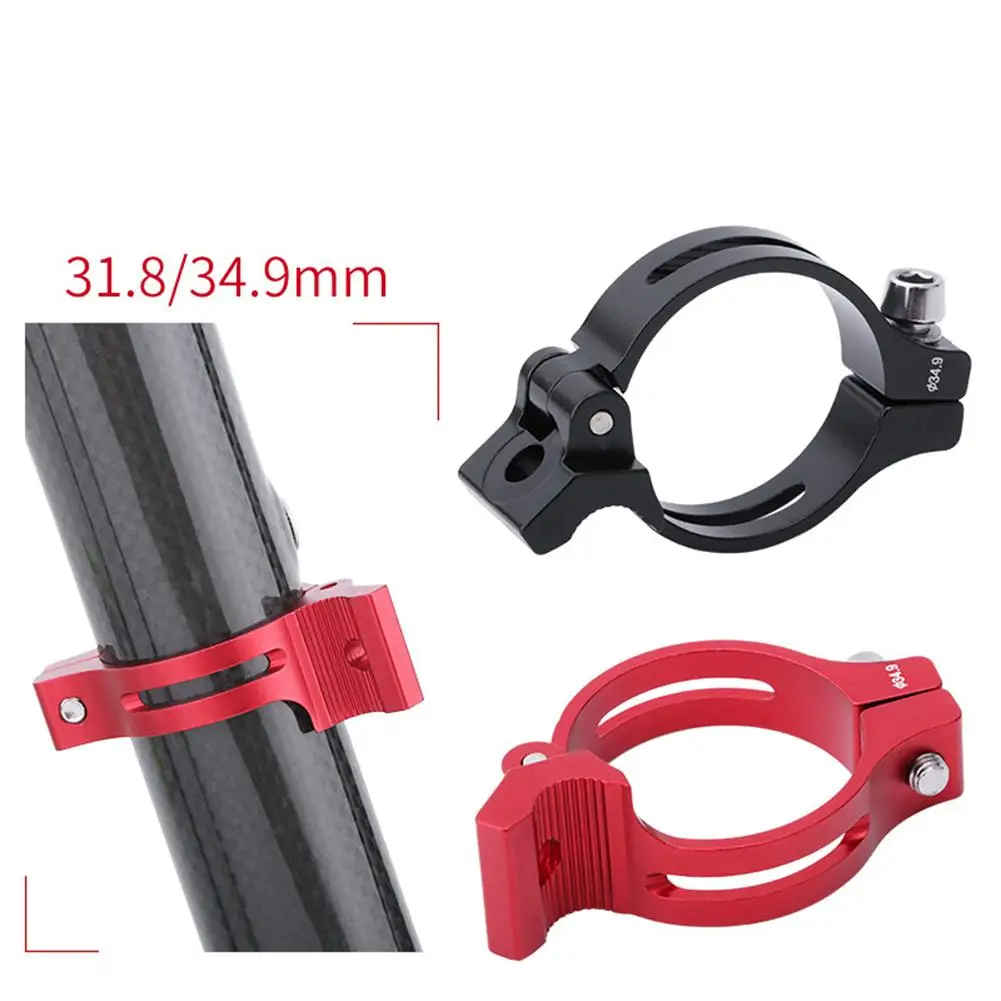 

Front Derailleur Braze Adapter Converter Clamp Durable Aluminum Alloy 31.8mm/34.9mm Bicycle Saddle Bag Clamps Bike Accessories