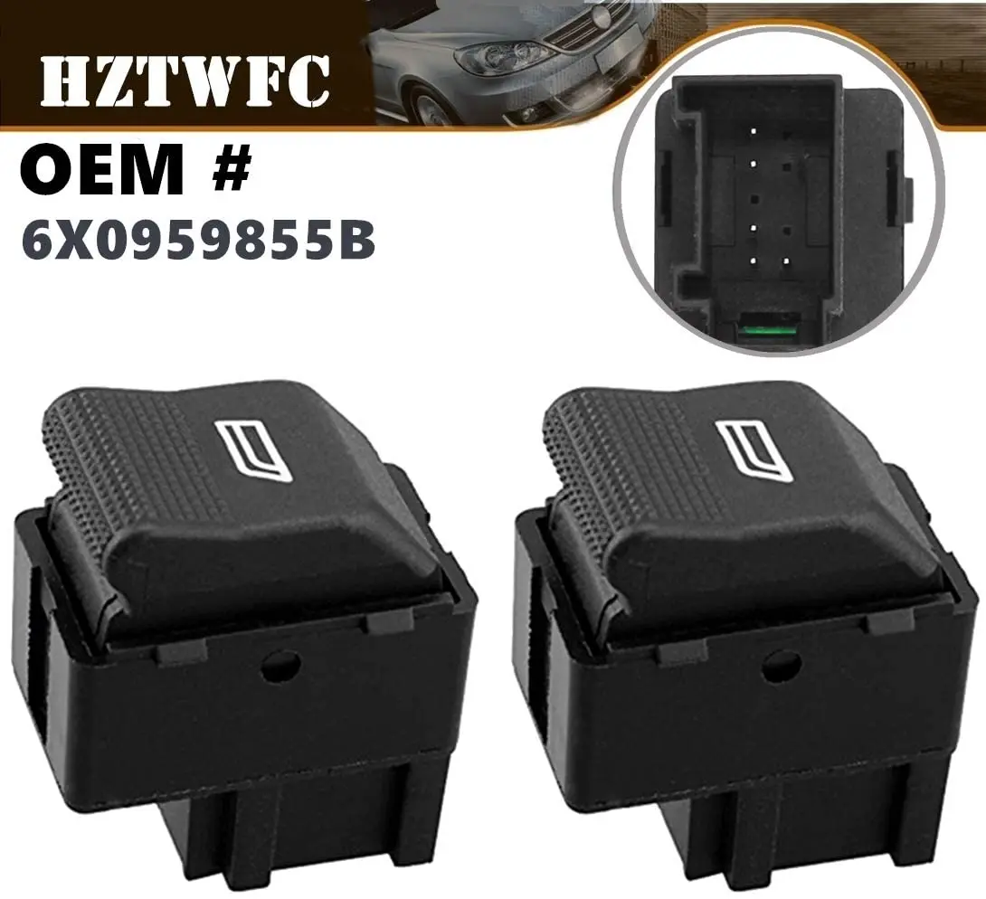 Высококачественный оконный переключатель для VW POLO HATCHBACK 6N2 6X0 959 855B 6X0959855B 2 шт.|window
