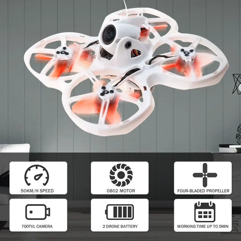 Tinyhawk II внутренний FPV гоночный Дрон F4 5A 16000KV RunCam Nano2 700TVL 37CH 25/100/200mW VTX 1S-2S - RTF | Игрушки