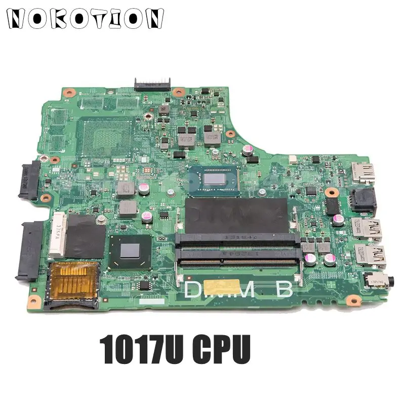 NOKOTION CN-0PTNPF 0PTNPF основная плата для Dell Inspiron 3421 5421 Материнская плата ноутбука 1017U процессор DDR3