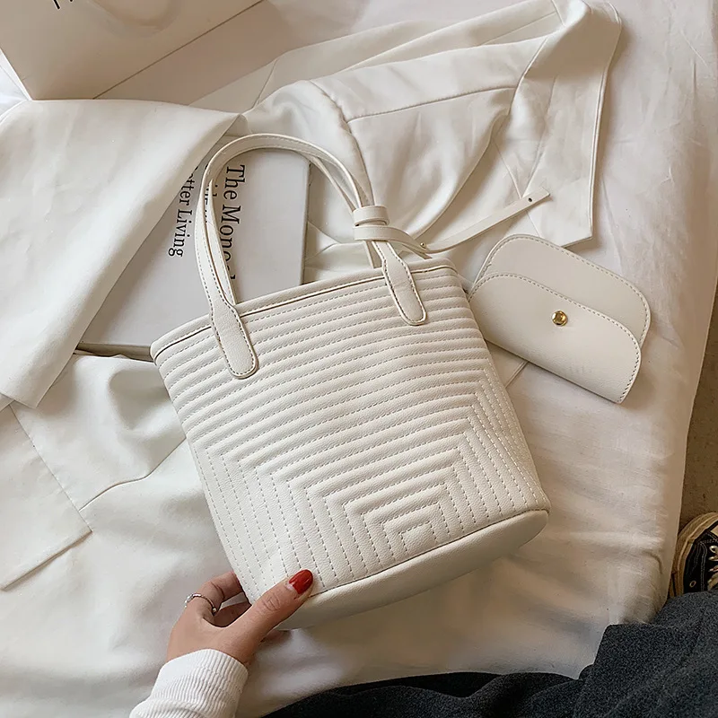 

women's bag Handbag white 2021 designer luxury new PU leather shoulder bag handbag
