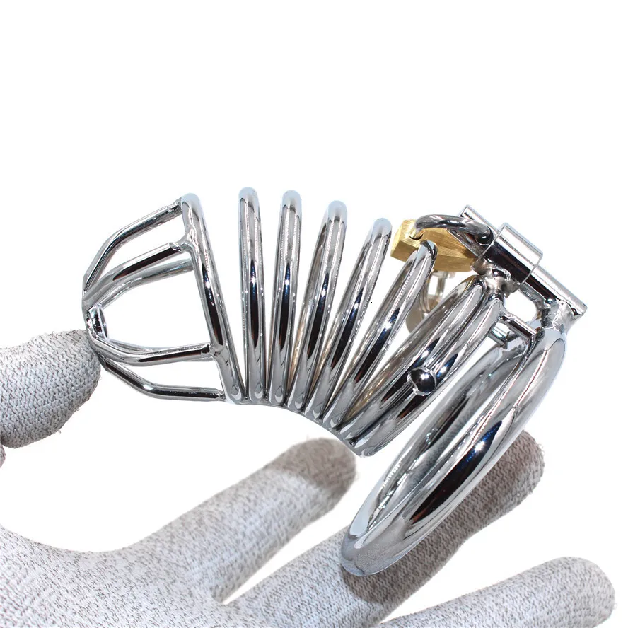 Спиральная клетка для пениса мужское устройство целомудрия металлический пояс