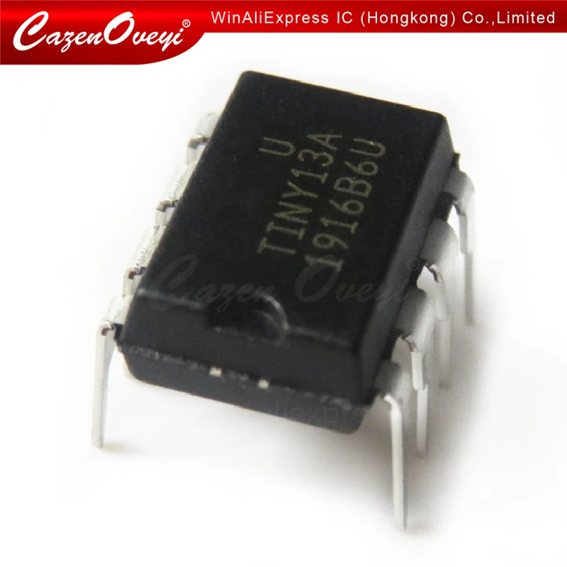 5 шт./лот ATTINY13A PU ATTINY13 13A 20PU DIP 8 в наличии|Интегральные схемы| |