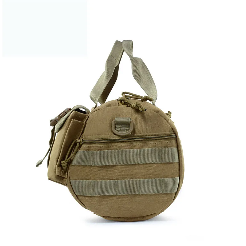 

Outdoor camouflage tactical one-shoulder messenger bag military fan hiking bag sports portable barrel bag attack satchel