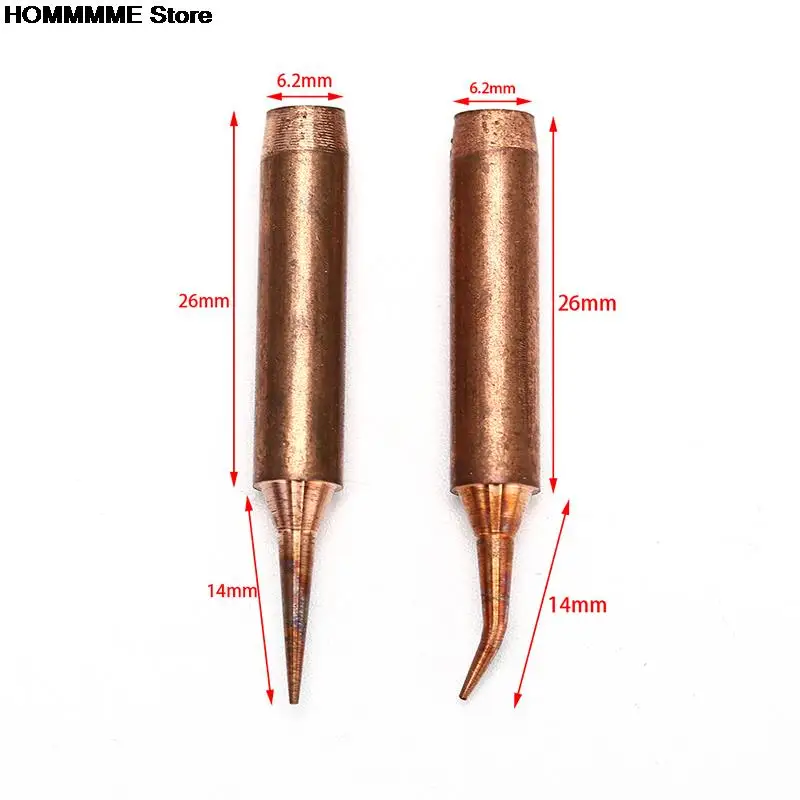 1/2pcs 900M T Series Pure Copper Soldering Iron Tip Lead-free Welding Sting For Hakko 936 FX-888D 852D Station | Инструменты