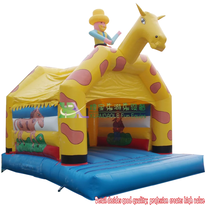 Замок надувной аттракцион для парки лошадь батут | Игрушки и хобби