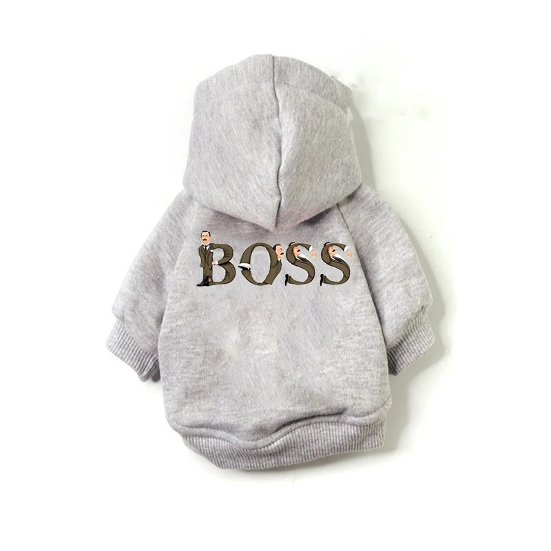 Толстовка с капюшоном для собак из мультфильма зимняя одежда пальто куртка