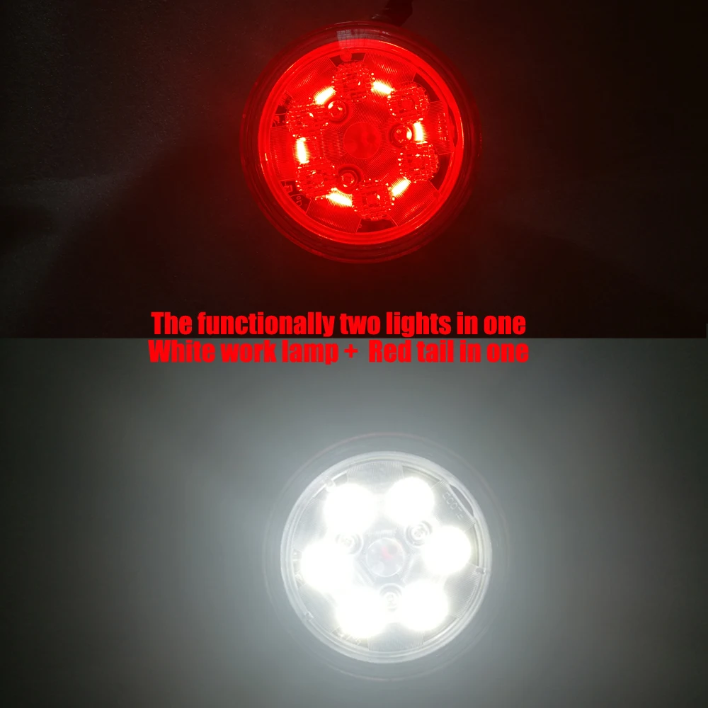 Лампа Par36 светодиодная 12V 24V задний белый/красный фонарь LED для тракторов John Deere: 920 930 1020 1040 1120+ AR21739 x1шт. on.
