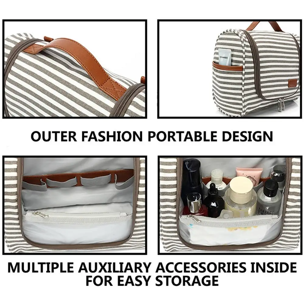 5 цветов водонепроницаемая холщовая дорожная сумка для мытья крючков большая