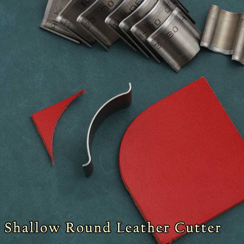 Неглубокий круглый резак для кожи 10 размеров 1/4 дюйма режущий инструмент сделай