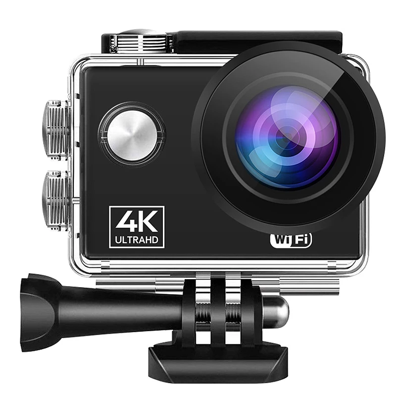 AT-Q40C Экшн-камера 2 7 K/30FPS 1080P/60FPS WIFI 24MP Ultra HD мини-камера для шлема WiFi