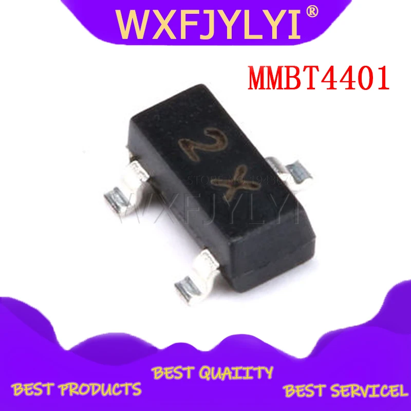 100 шт., транзисторы MMBT3906 MMBT3904 MMBT4401 MMBT5401 MMBT5551 MMBTA42 MMBTA92 MMBTA44 SOT-23