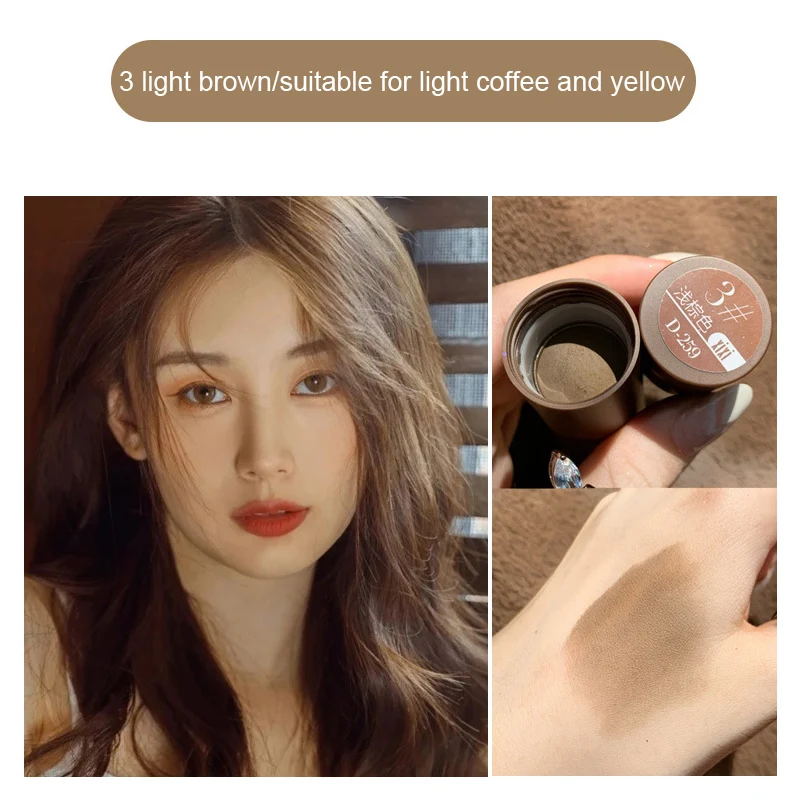 Натуральная модификация Hairline пудра заполнение лысиные волосы силуэт тени для