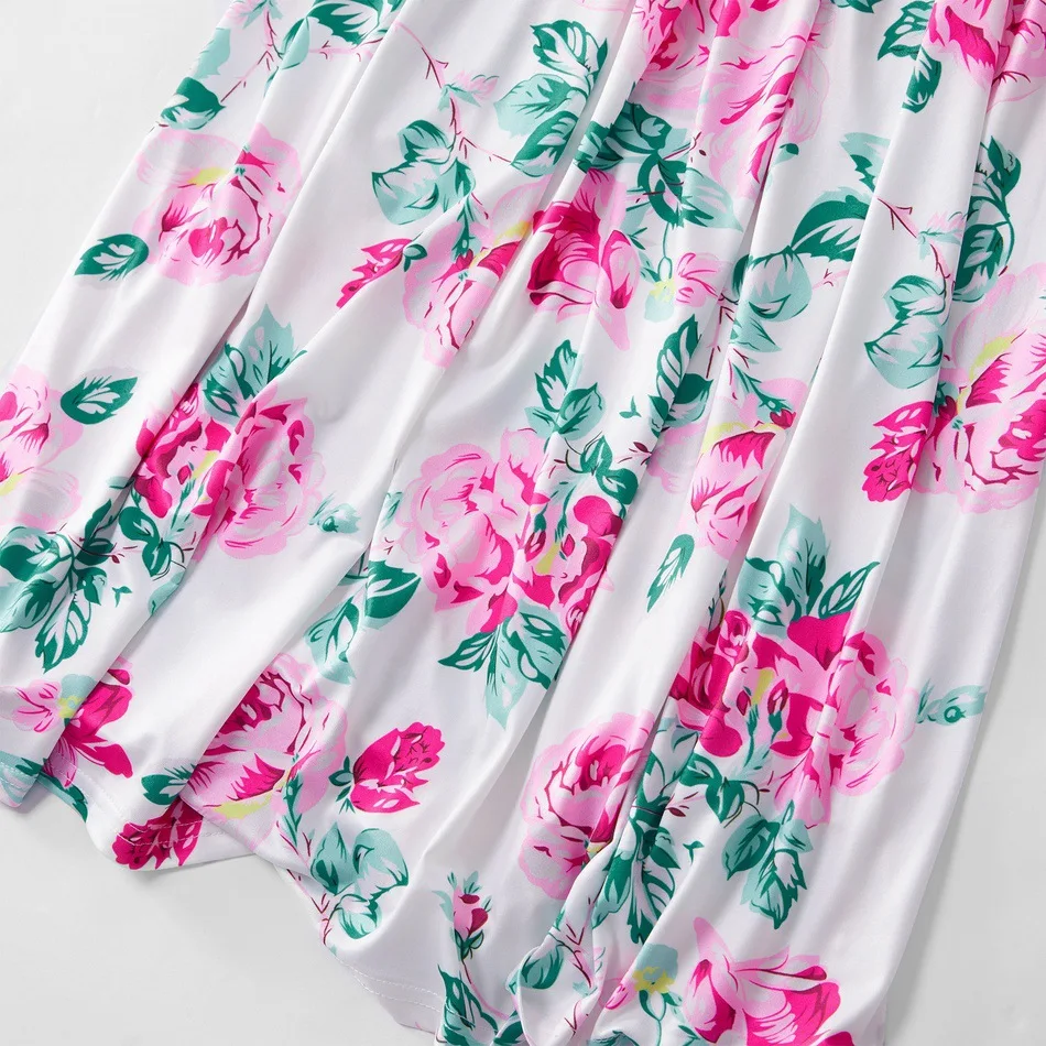 Летнее платье для мамы и дочки короткое сексуальное с открытыми плечами