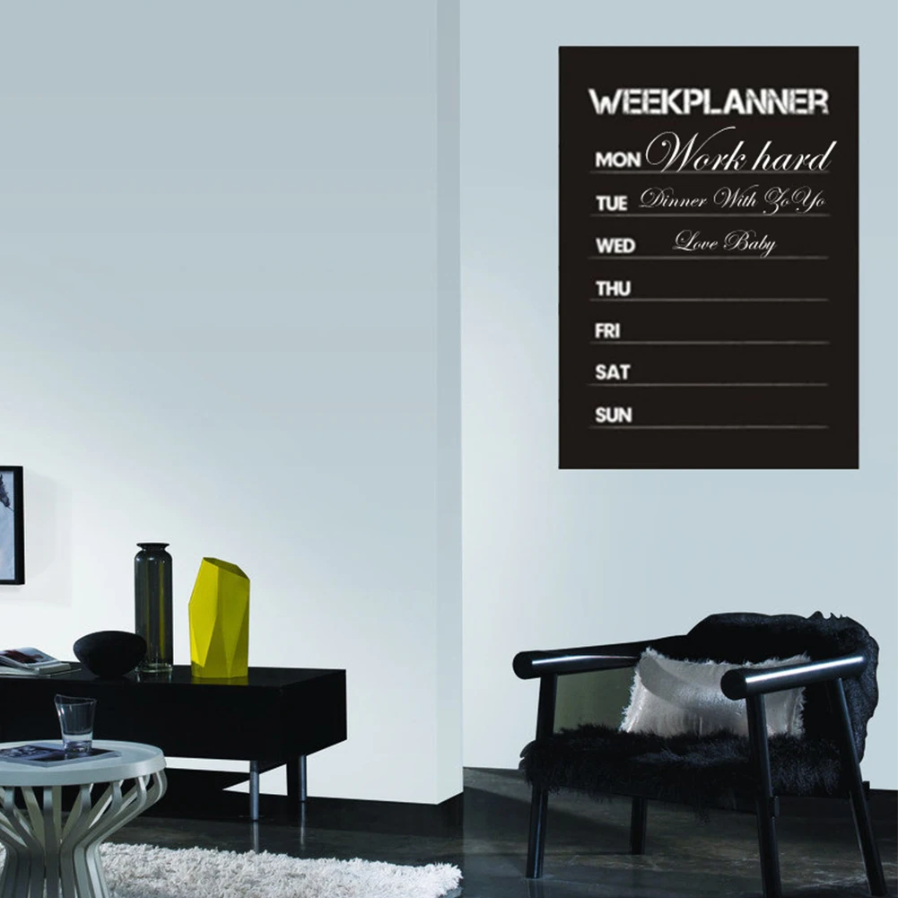 Самоклеящаяся доска Съемная наклейка из ПВХ многоразовый домашний Декор