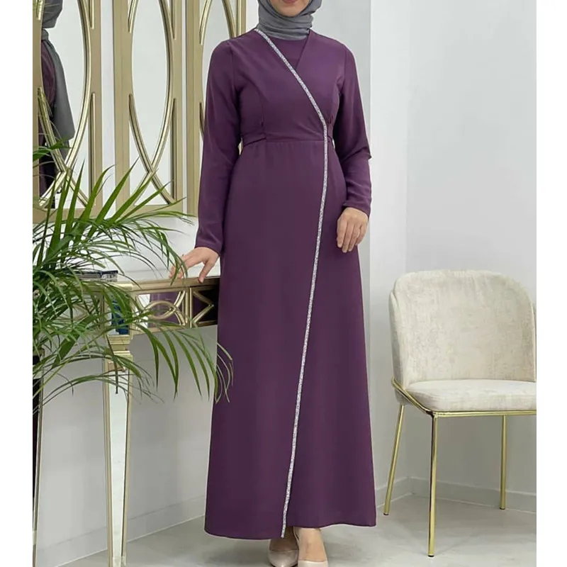 

Кафтан Дубай Abaya Турция кимоно кардиган Ислам Мусульманский хиджаб платье женская одежда