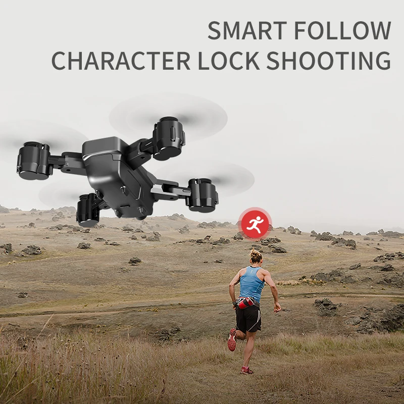 Складной Квадрокоптер I Camera 3 GPS 6K HD профессиональный Дрон с двойной камерой для