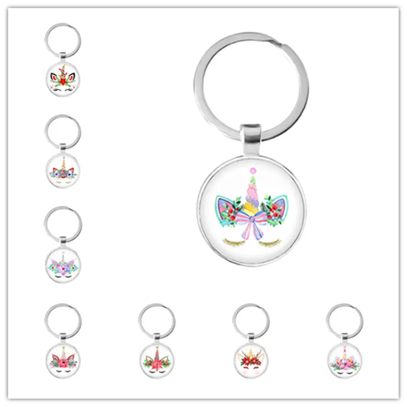 Счастливого Рождества цветок Мощность/Единорог) Детский Пижамный костюм брелок