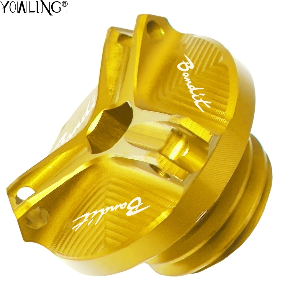 Моторное масло CUP для Suzuki GSF Bandit 1250 S 1250S 1200 650 600 Мотоциклы Аксессуары Алюминиевая заглушка с резьбой.
