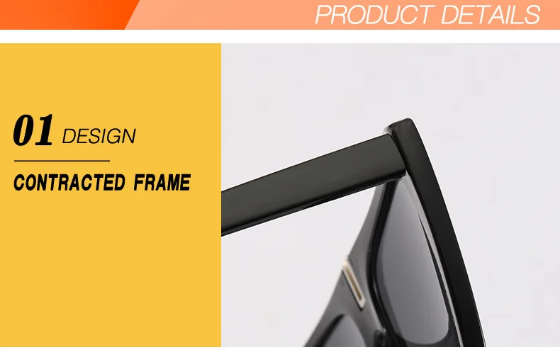 Новинка модные квадратные большие пластиковые солнцезащитные очки Higodoy