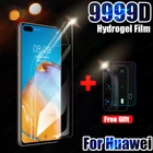Гидрогелевая пленка для Huawei P40 P20 P30 Lite, защитная пленка для экрана Mate 20 30 40 Pro, полное покрытие P Smart Z Y6, объектив камеры, без стеклянного чехла