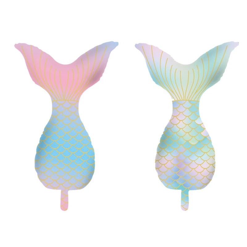 

1pc Red Mermaid Aluminum Film Helium Balloons Happy Birthday Party Decorations Kids BabyShower Ocean Party Decoration Ballons