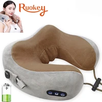 u shaped massage pillow head shoulder cervical vertebra pillow massager portable car health care for home travel office