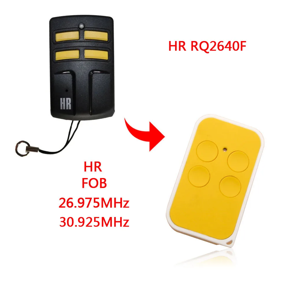 

HR RQ2640 26.975MHz 30.925MHz Remote Control Low Frequency 27mhz~40mhz Universal Cloning Multi-Frequency Garage Door Remote