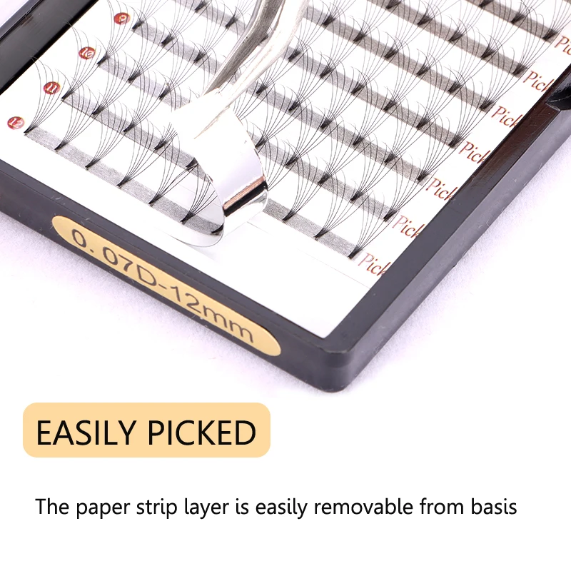 Наращивание ресниц короткой ножке в форме сборные готовые объем вентиляторы с