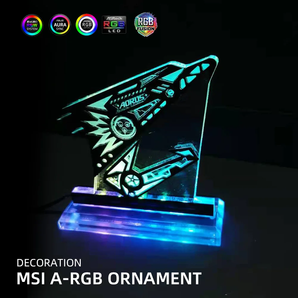 A RGB AORUS рисунок 5V3Pin GIGABYTE Орел убеждений украшения Aorus GIGA радужные баллоны
