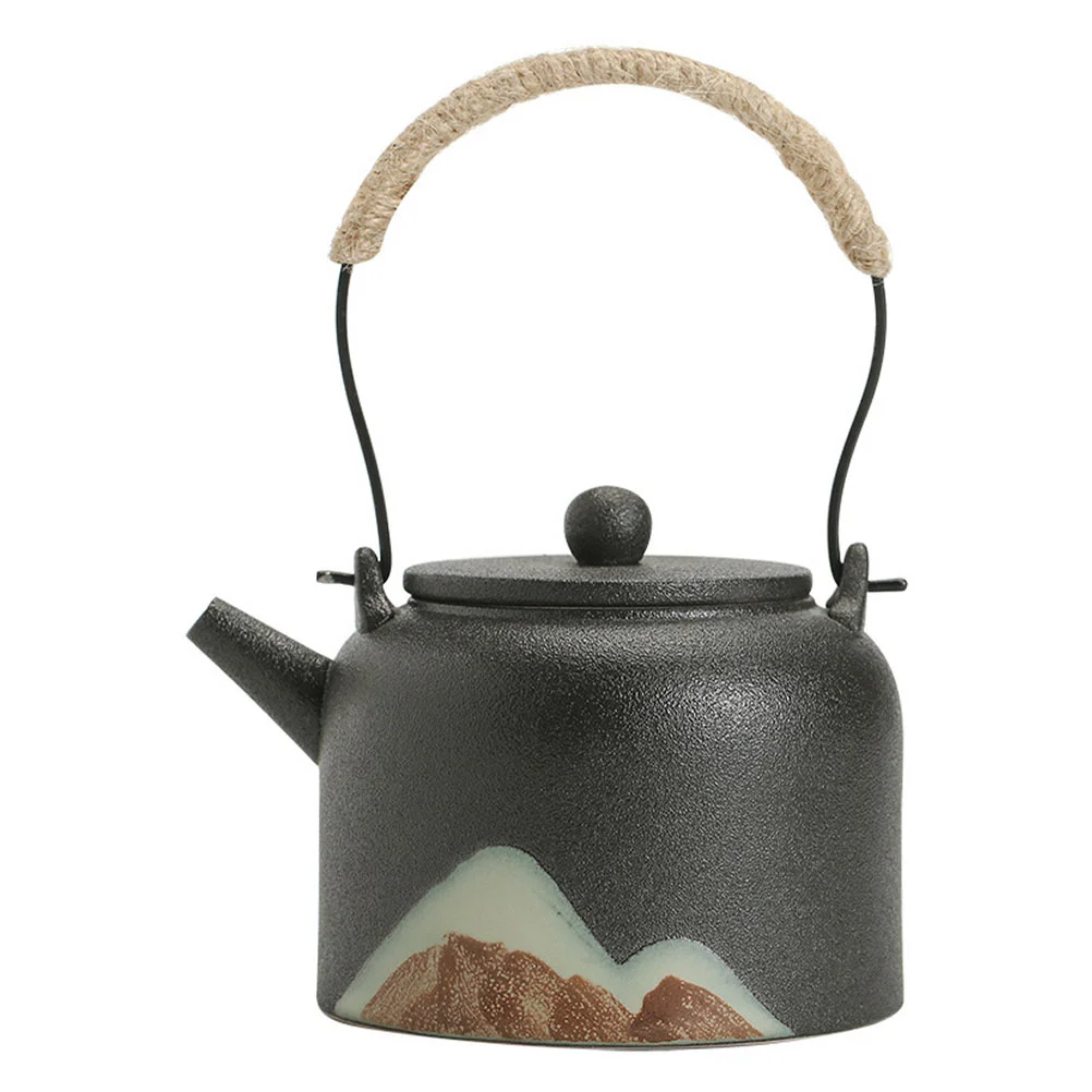 

1pc Kitchen Teapot Practical Teapot Smooth Surface Teapot Simple Design Teapot