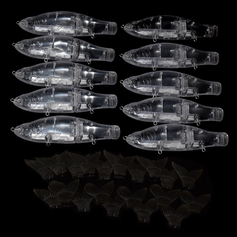 

CCLTBA 165mm Hard Glide Shad Lure Swimbait Blank Lures Fishing Bait Trout Unpainted Slide Fishing Tackle