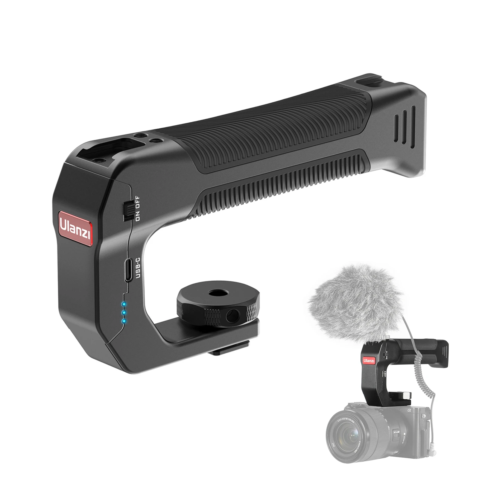 Ulanzi фотография Фотостудия зарядная ручка для видеокамеры верхняя с холодным