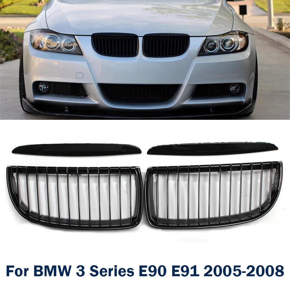 Решетки для переднего бампера BMW 3 серии E90 E91 2005-2008 1 пара | Автомобили и мотоциклы