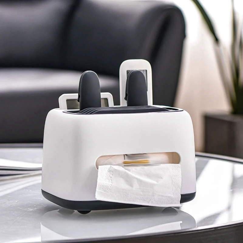 

Napkin Holder Tissue Boxes Kitchen Storage Box Bedroom Creative Case Remote Control Multifunctional Desk Organizer