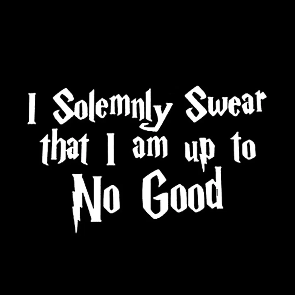 Креативные автомобильные стикеры торжественно клянусь что я до No Good авто