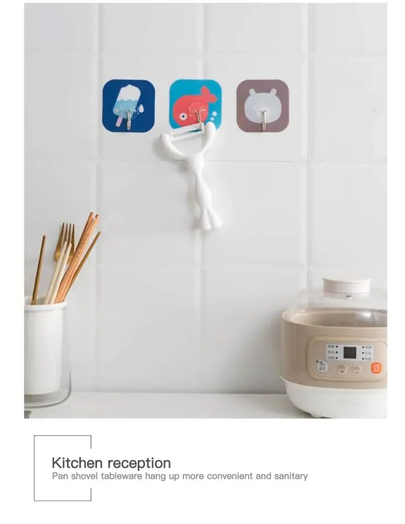 

Strong Suction Cup Wall Hooks Waterproof Oilproof Self Adhesive Hooks Reusable Seamless Hanging Hook For Kitchen Bathroom Office