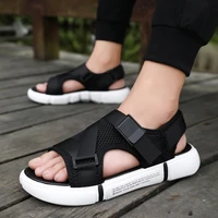 casual men sandals soft comfort slip on plus size open shoes man outdoor breathable footwear summer non slip mens sandles beach